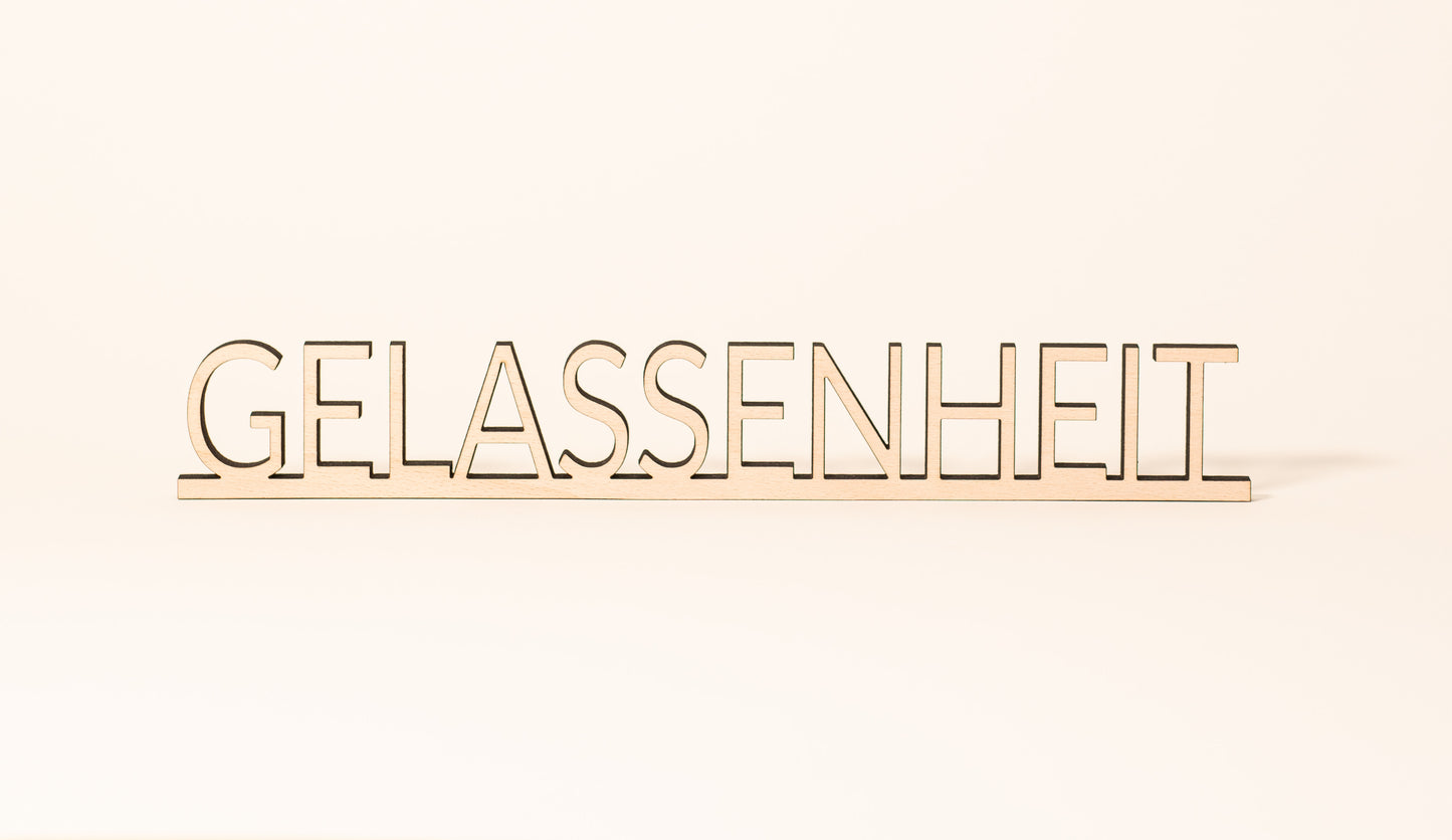 Gelassenheit