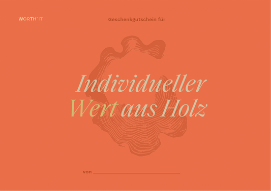 Einzel°Wert Gutschein